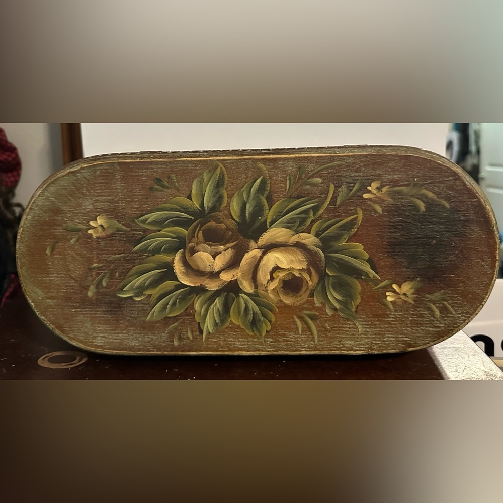 Vintage Floral Trinket box